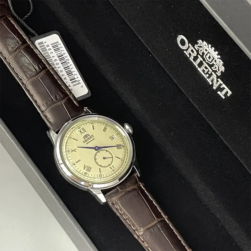 Orient Bambino Version 2 Small 60 Seconds Men's Watch- RA-AP0105Y